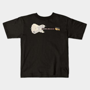 Pixel Silver CS Deluxe Guitar Kids T-Shirt